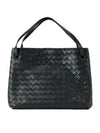 Intrecciato Large Top Handle Tote Bag Black - BOTTEGA VENETA - BALAAN 2