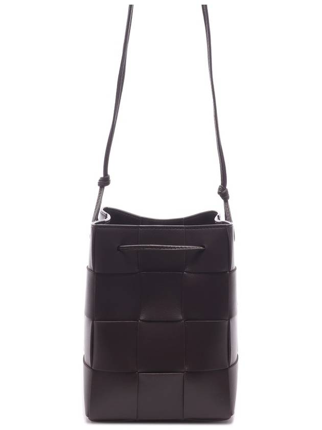 Intrecciato Cassette Small Bucket Bag Fondente - BOTTEGA VENETA - BALAAN 5