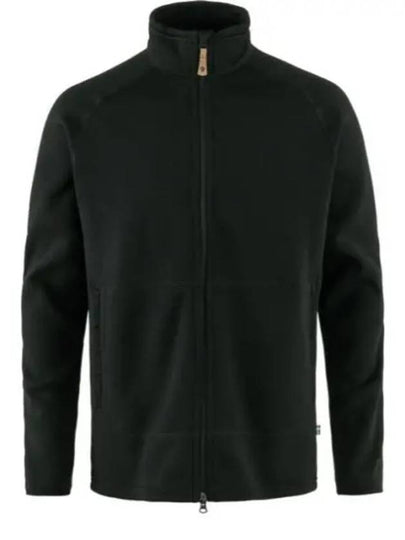 Ovik Fleece Zip-Up Jacket Black - FJALL RAVEN - BALAAN 2