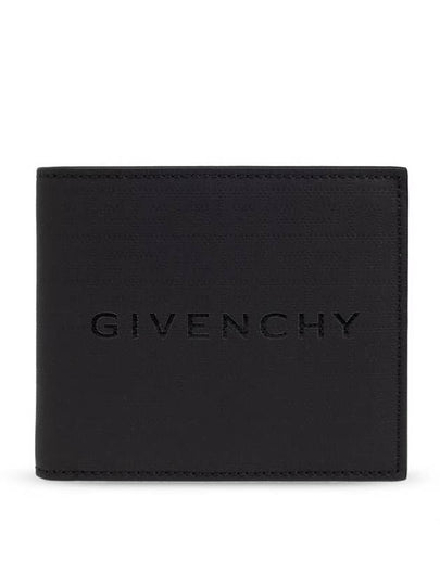 4G Signature Print Bifold Half Wallet Black - GIVENCHY - BALAAN 2