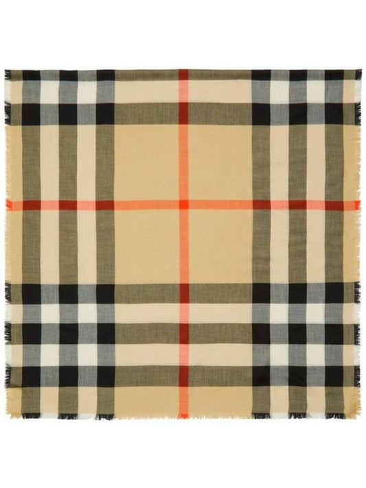 House Check cashmere blend scarf 8085839 - BURBERRY - BALAAN 1
