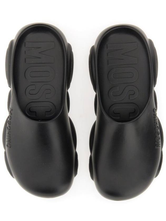 Moschino Rubber Teddy Sole Mules - MOSCHINO - BALAAN 2