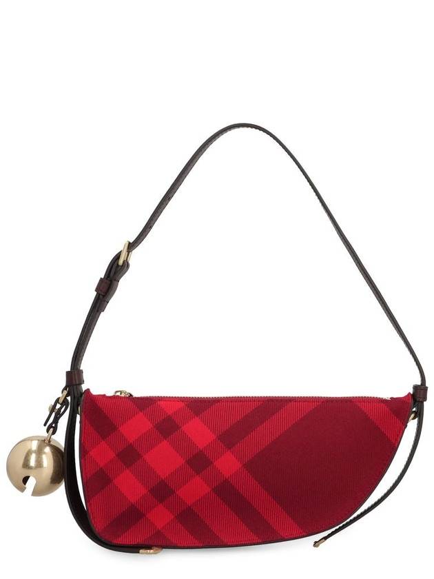 Shield Check Pattern Mini Shoulder Bag Red - BURBERRY - BALAAN 2