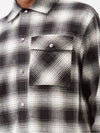 Check brush point collar cotton flannel button shirt 2F00002 549XX 990 - MONCLER - BALAAN 4