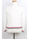 RWB striped gold long sleeve knit 38 - THOM BROWNE - BALAAN 1