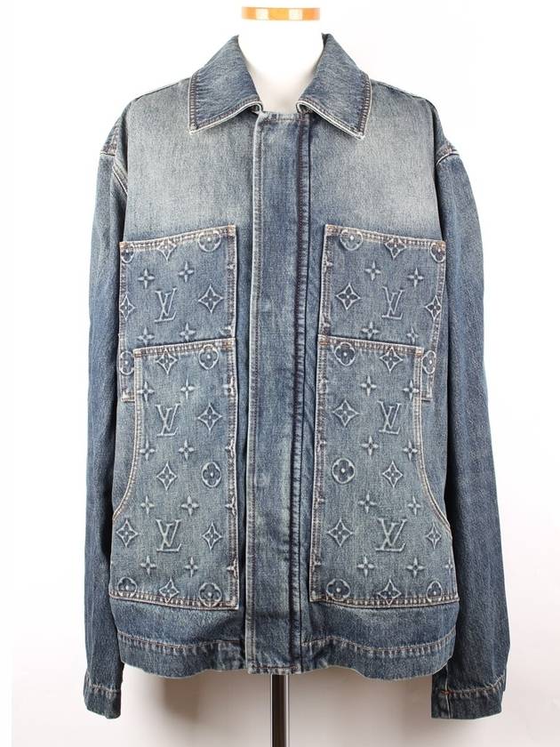 Monogram Carpenter Denim Jacket 54 110 - LOUIS VUITTON - BALAAN 1