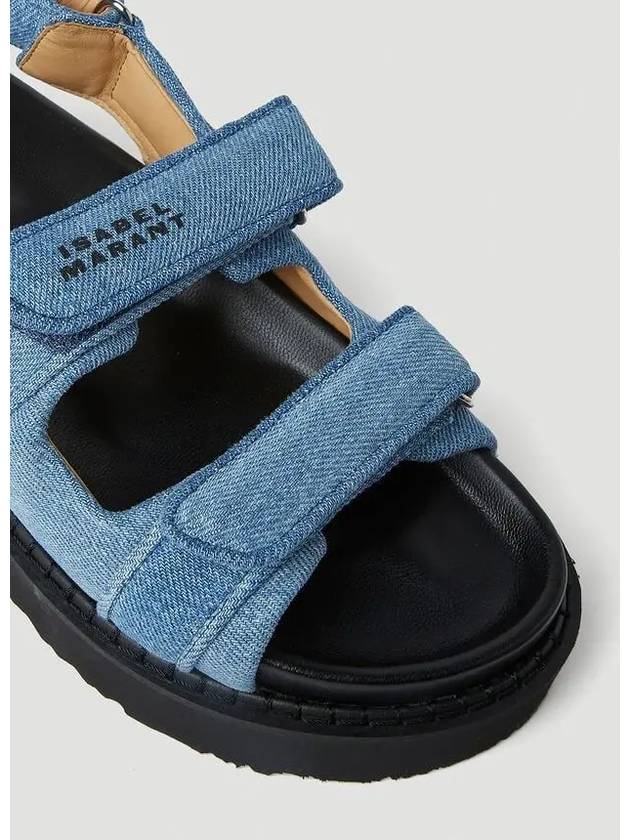 Madee Denim Sandals Blue - ISABEL MARANT - BALAAN 6