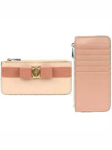 Ferragamo Barra Ribbon Women s Card Wallet 22 E010 0747381 1211756 - SALVATORE FERRAGAMO - BALAAN 1