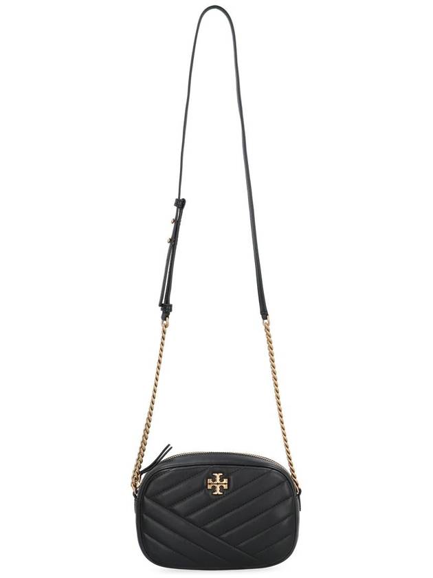 Chevron Kira Small Camera Cross Bag Black - TORY BURCH - BALAAN 6