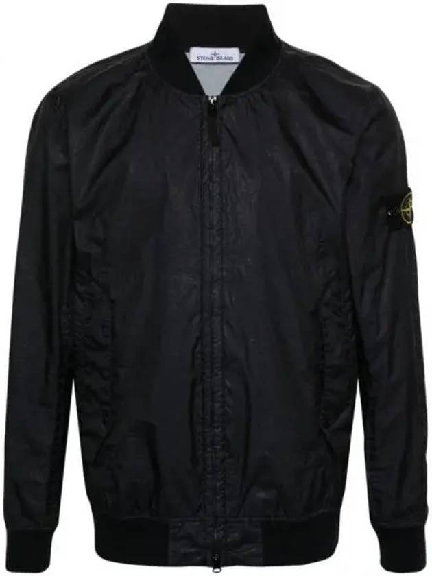 Membrana 3L TC Bomber Jacket Navy - STONE ISLAND - BALAAN 2