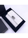 Boy Women s Snap Flap Card Holder Wallet Caviar White Vintage Silver A80603 - CHANEL - BALAAN 3