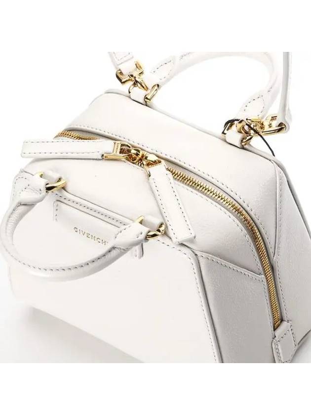 Antigona Cube Leather Tote Bag White - GIVENCHY - BALAAN 6