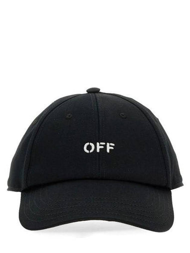 OFF-WHITE OFF STAMP BASEBALL CAP DRILL - OFF WHITE - BALAAN 1