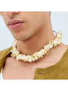 Popcorn Choker Necklace Silver White - ACNE STUDIOS - BALAAN 2