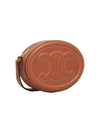 Oval Purse Smooth Calfskin Cross Bag Brown - CELINE - BALAAN 3