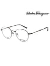 Eyewear Round Titanium Eyeglasses Black - SALVATORE FERRAGAMO - BALAAN 2