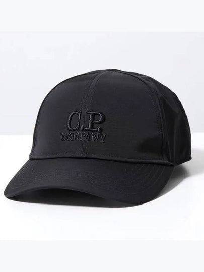 Chrome R Embroidery Logo Ball Cap Black - CP COMPANY - BALAAN 2