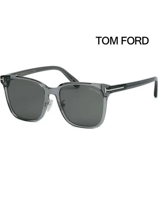 Eyewear Oversized Square Horn-rimmed Sunglasses Grey - TOM FORD - BALAAN 2