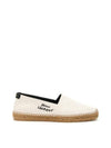 Men's Monogram Espadrilles Beige - SAINT LAURENT - BALAAN.