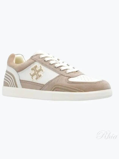 Women's Clover Court Low Top Sneakers Beige - TORY BURCH - BALAAN 2