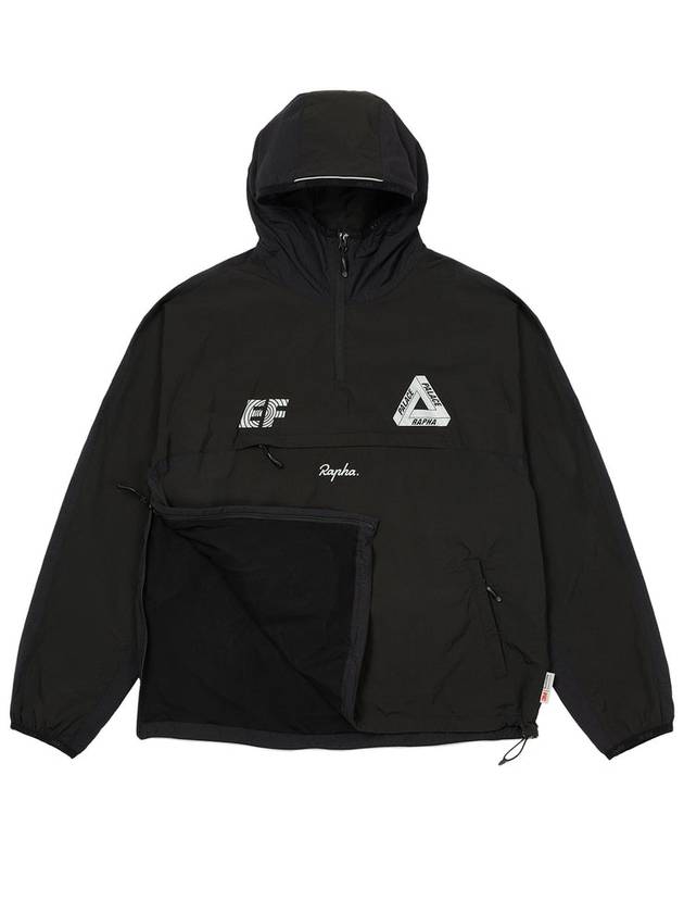 x Rapha EF Education First Pullover Jacket Black - PALACE - BALAAN 3