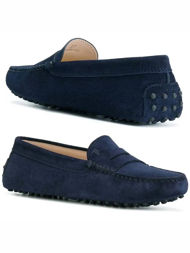 Gommino Suede Driving Shoes Blue - TOD'S - BALAAN 2