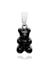 NOSTALGIA BEAR BLACK CLASSIC CONNECTOR SILVER WOMEN S CHARM - CRYSTAL HAZE - BALAAN 2