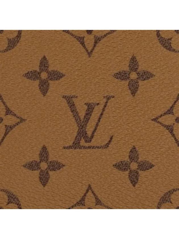 Monogram Reverse Canvas Card Wallet Brown - LOUIS VUITTON - BALAAN 6