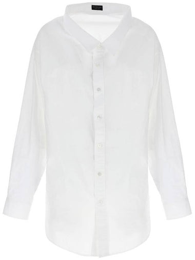 Balenciaga Off-Shoulder Shirt - BALENCIAGA - BALAAN 1