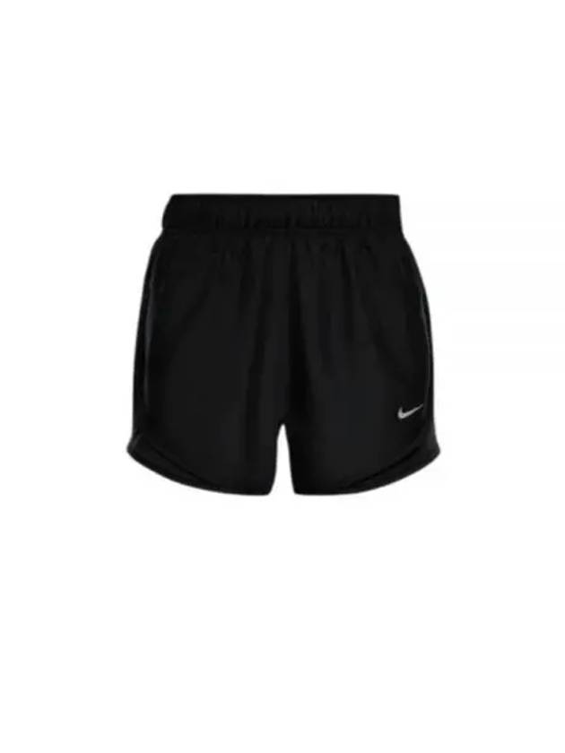 Tempo Dri-Fit Mid-Rise Brief Line Running Shorts Black - NIKE - BALAAN 2