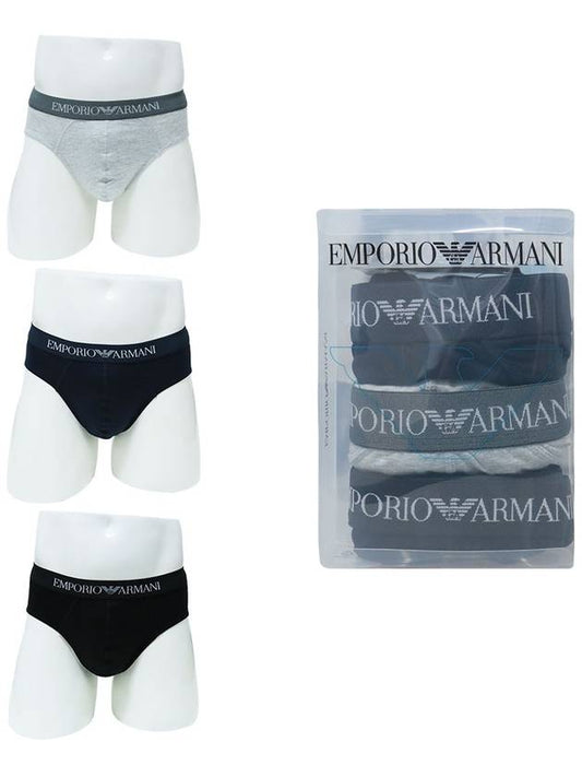 Armani Men's Briefs 3PACK CC722 94235 - GIORGIO ARMANI - BALAAN 1