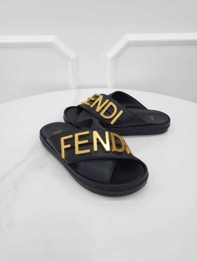 Krappy Metal Logo Slippers 8X8289 38 - FENDI - BALAAN 3