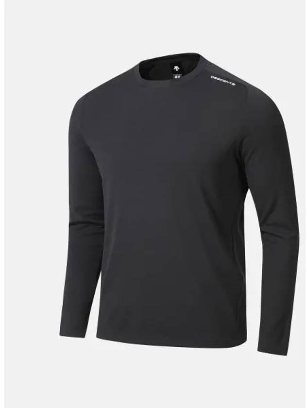 Heat Butterfly Regular Fit Long Sleeve T Shirt Black SP423TTLO1 - DESCENTE - BALAAN 1