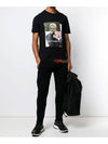 Agent Hercules Short Sleeve T-Shirt Black - NEIL BARRETT - BALAAN 4