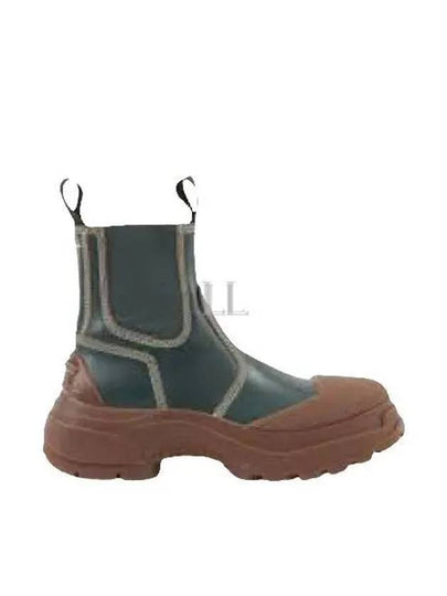 Alex Leather Chelsea Boots Green - MAISON MARGIELA - BALAAN 2