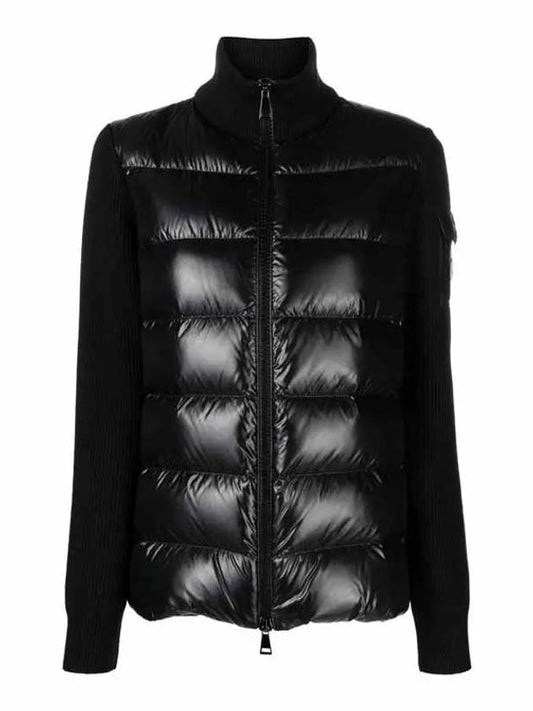 9B00026 M1131 999 Black Glossy Black Women’s Jacket - MONCLER - BALAAN 2