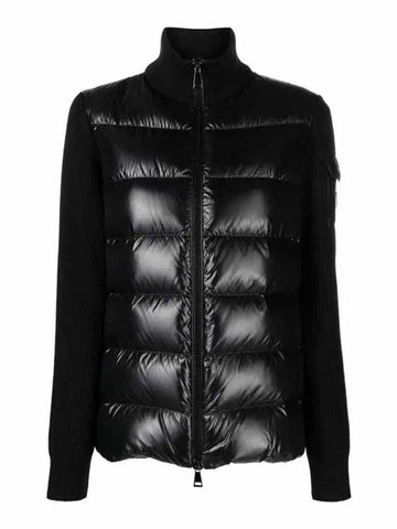 9B00026 M1131 999 Black Glossy Black Women’s Jacket - MONCLER - BALAAN 1