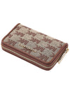 Jet Set Monogram Pattern Card Wallet Beige Ebony - MICHAEL KORS - BALAAN 5