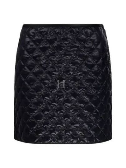 Padded Mini A-Line Skirt Black - MONCLER - BALAAN 2