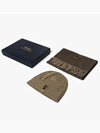 Bear Embroidery Wool Beanie Muffler Brown Set - POLO RALPH LAUREN - BALAAN 5