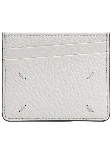 Four Stitch Card Wallet White - MAISON MARGIELA - BALAAN 1