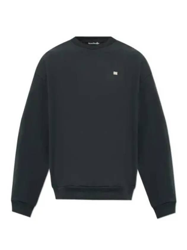 Face Logo Long Sleeve T-Shirt Black - ACNE STUDIOS - BALAAN 2