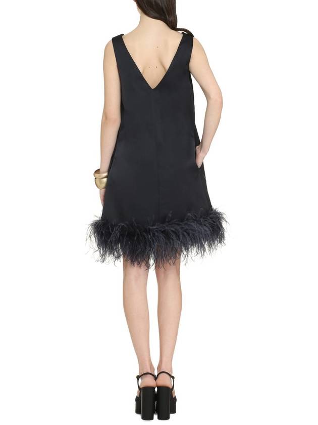 P.A.R.O.S.H. Feather Dress - P.A.R.O.S.H. - BALAAN 4