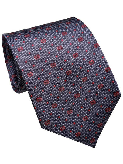 GG Dot Pattern Silk Tie Navy - GUCCI - BALAAN 2