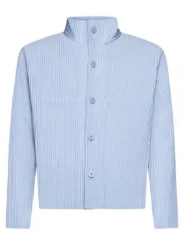 Pleated Jacket Blue - ISSEY MIYAKE - BALAAN 1