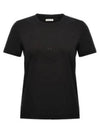 Crystal Logo Short Sleeve T-Shirt Black - MONCLER - BALAAN 2