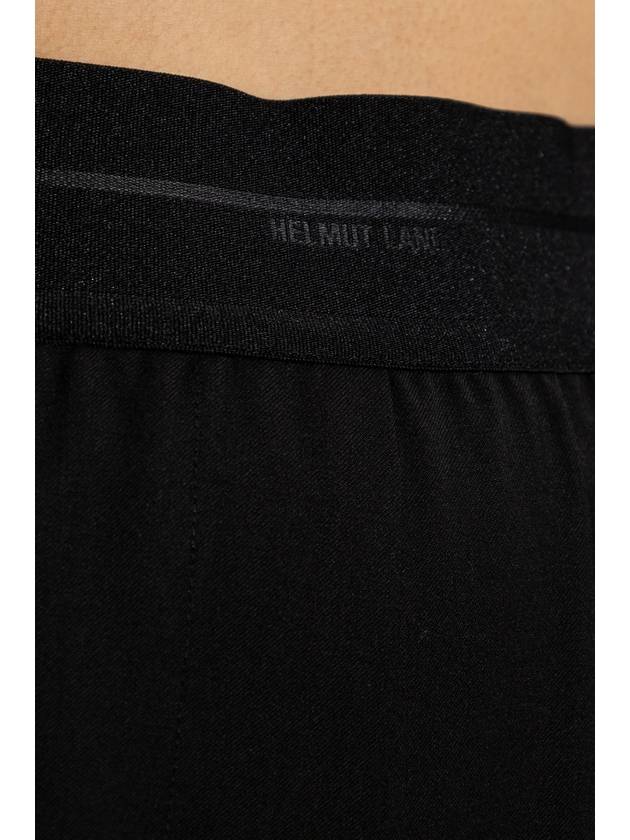 Helmut Lang Pants With Elastic Waistband, Women's, Black - HELMUT LANG - BALAAN 5