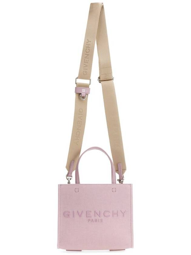 Embroidered G Logo Tote Bag Pink - GIVENCHY - BALAAN 3