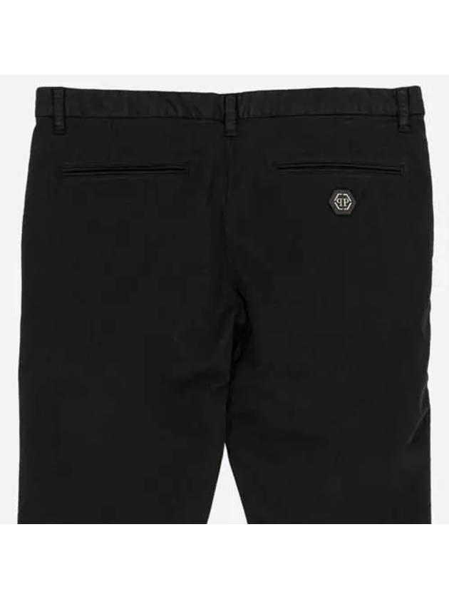 Men s Tailored Cotton Pants Black MRT1104 PTE003N - PHILIPP PLEIN - BALAAN 5