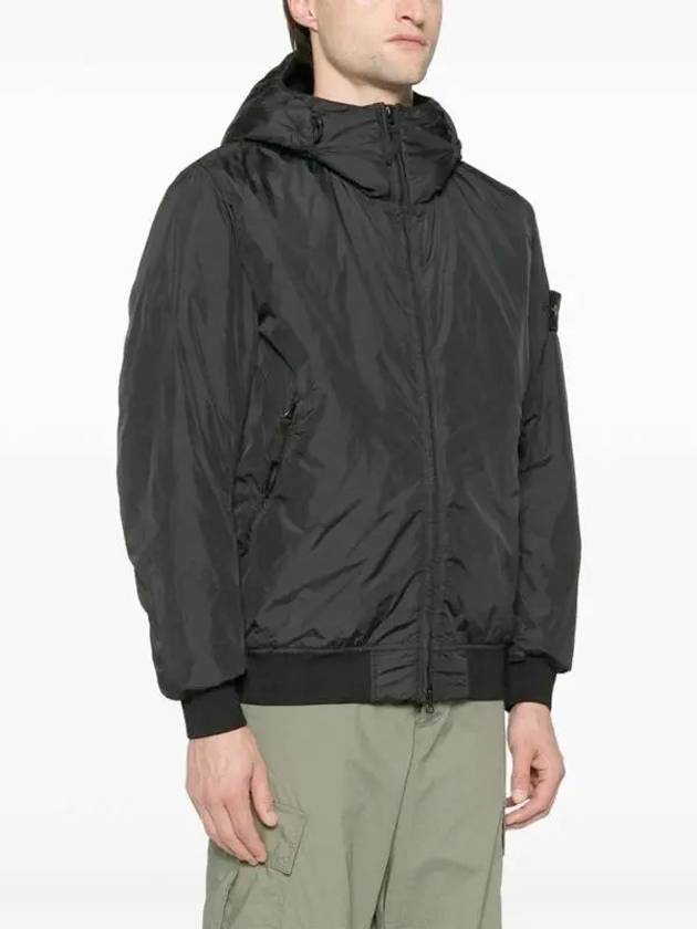 Crinkle Reps R NY Padding Black - STONE ISLAND - BALAAN 4